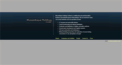 Desktop Screenshot of mozambiqueholdings.com