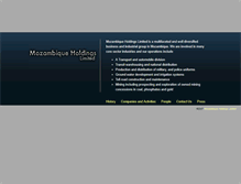 Tablet Screenshot of mozambiqueholdings.com
